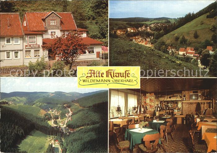 Wildemann Harz Goslar Niedersachsen Alte Klause Cafe Restaurant Panorama Gaststu