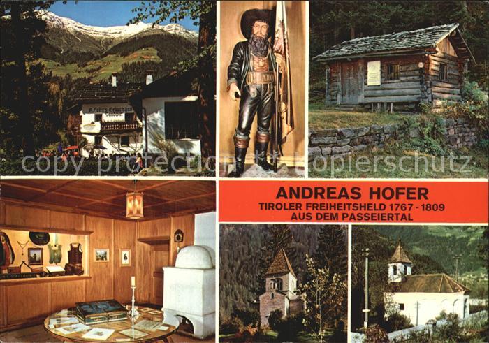 Passeier Gedenkstaetten Andreas Hofers Kapellen