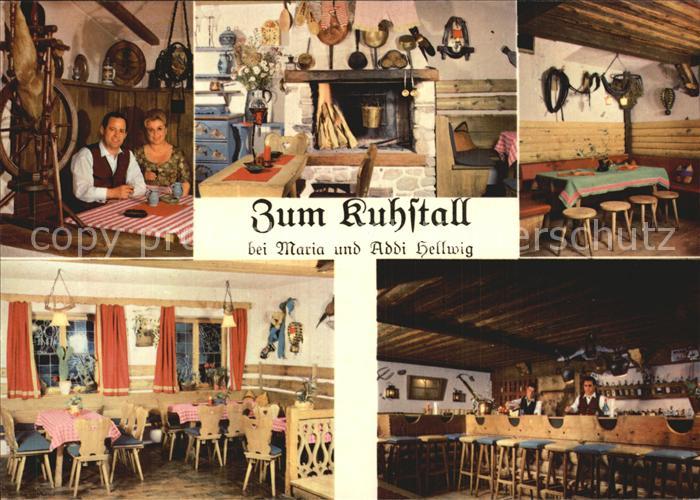 Reit Winkl Restaurant Zum Kuhstall Maria und Addi Hellwig Gaststube Bar
