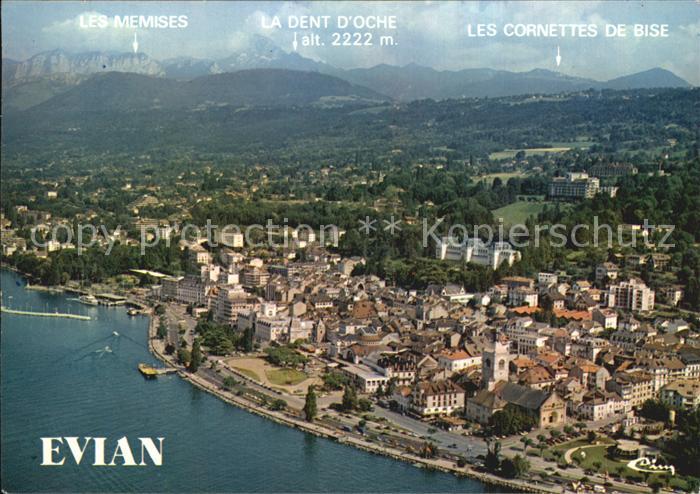 Evian-les-Bains Haute Savoie Vue generale aerienne