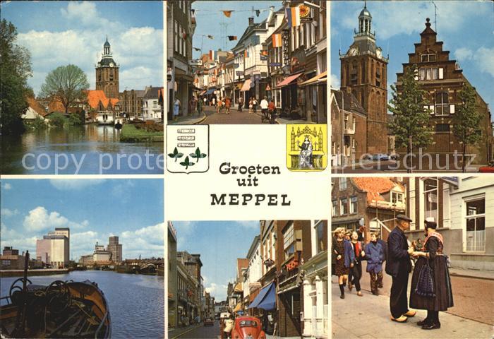 Meppel Kirche Strassenpartien Panorama