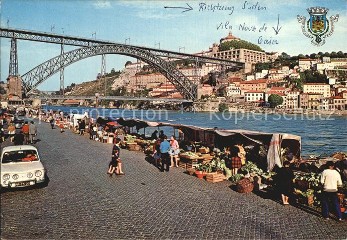 Porto Portugal Ponte D Luis e Marcado da Ribeira