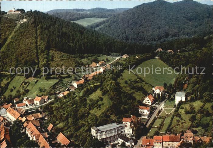 Bad Lauterberg Kneipp Heilbad St Benno Stift mit Hausberg Fliegeraufnahme