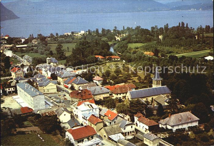Le Bourget-du-Lac Savoie Vue panoramique aerienne sur le lac