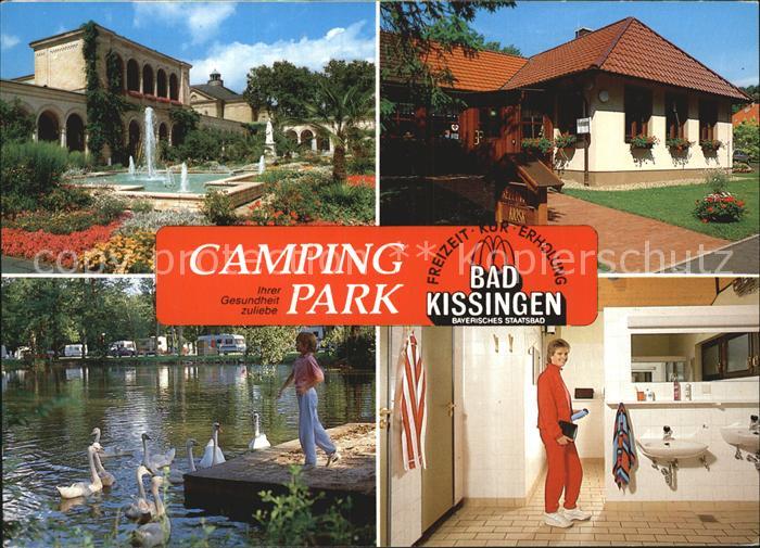 Bad Kissingen Camping Park Brunnen Schwanenteich Waschraum