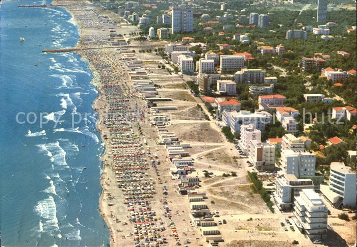 Milano Marittima Strand Luftbild
