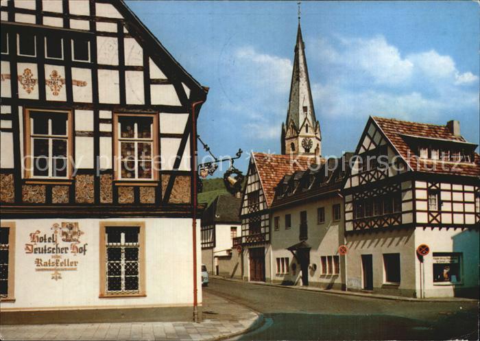 Ahrweiler Ahr Deutscher Hof Kirche