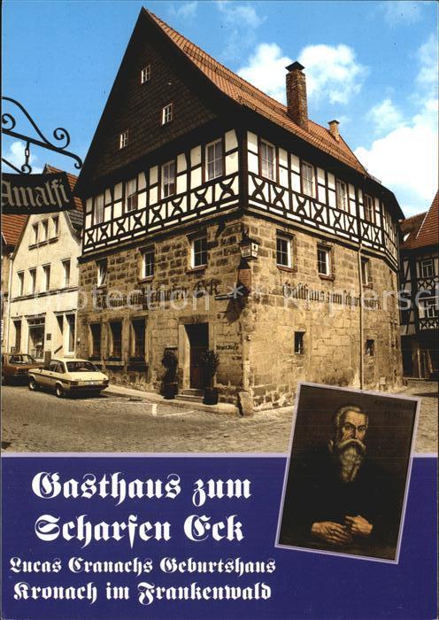 Kronach Oberfranken Naturpark Frankenwald Gasthaus zum Scharfen Eck