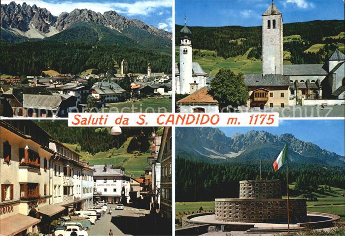 San Candido Innichen Kirche Faschistisches Beinhaus Ortsansicht
