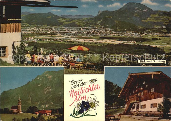 Piding Neubichleralm Hoegl Blick nach Salzburg