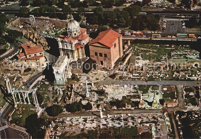 Roma Rom Forum Romano Luftbild