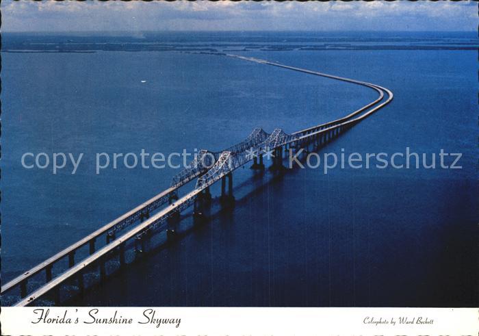 Bradenton Floridas Sunshine Skyway Fliegeraufnahme