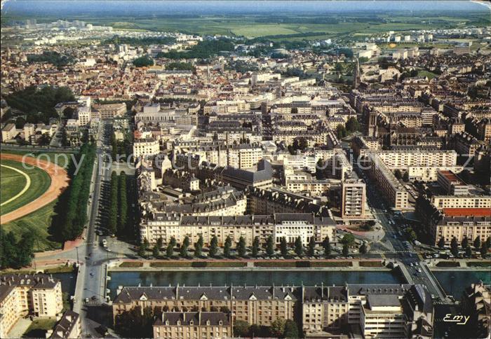 Caen Fliegeraufnahme Quartier St. Jean
