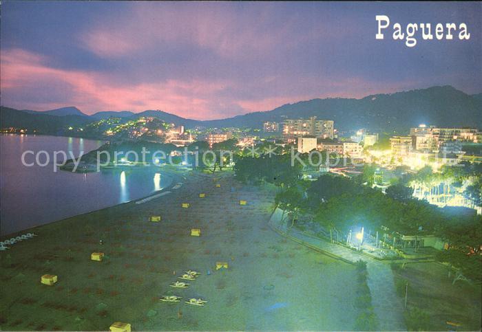 Paguera Mallorca Islas Baleares am Abend