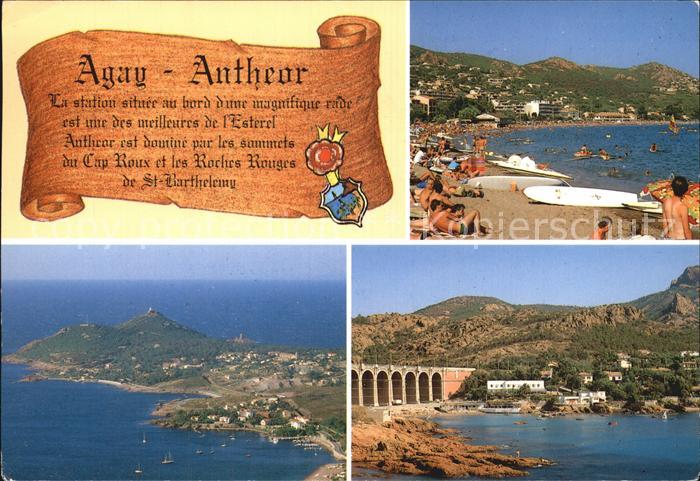 Agay Var Plage Fliegeraufnahme Antheor Viadukt