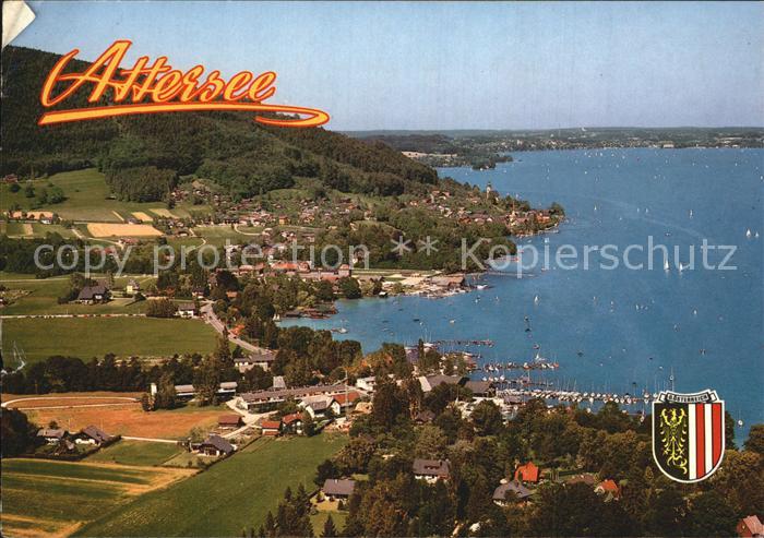 Attersee Fliegeraufnahme
