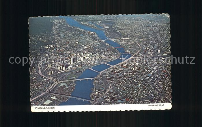 Portland Oregon Fliegeraufnahme