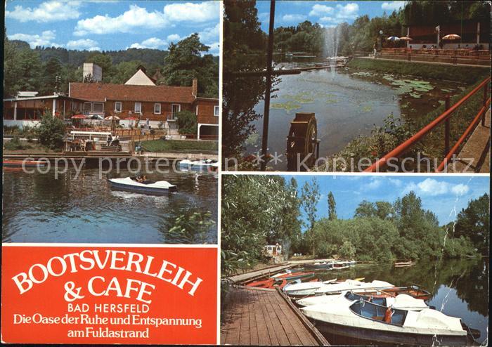 Bad Hersfeld Bootsverleih und Cafe am Fuldastrand