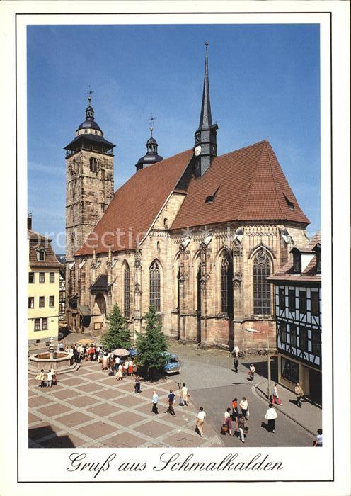 Schmalkalden Thueringen Stadtkirche St. Georg