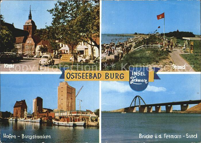 Burg Fehmarn Hafen Burgstaaken Strand Br?cke ?ber Fehmarn-Sund