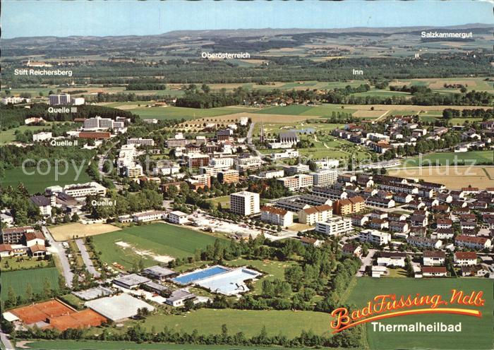 Bad Fuessing Fliegeraufnahme Thermalbad