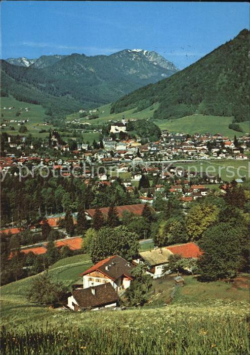 Ruhpolding Bayern gegen Hochfelln und Westernberg