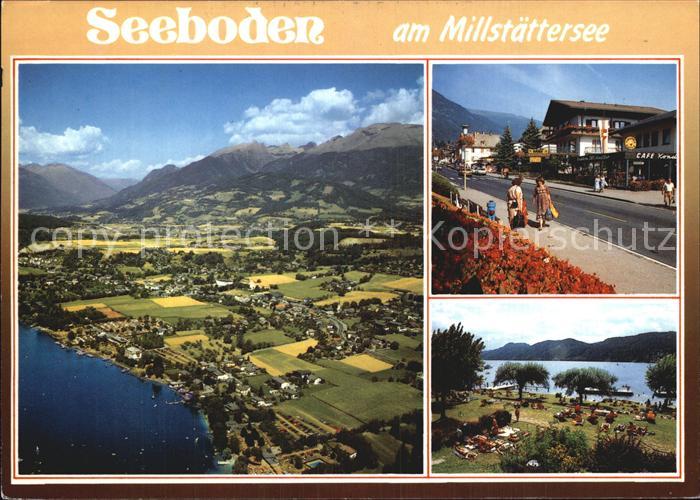 Seeboden Millstaettersee Fliegeraufnahme mit Millt?tter See