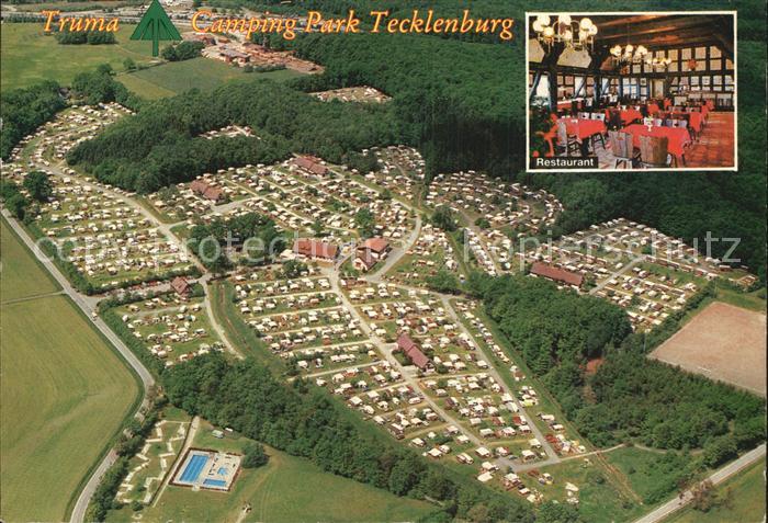 Tecklenburg Steinfurt NRW Fliegeraufnahme Truma Camping Park