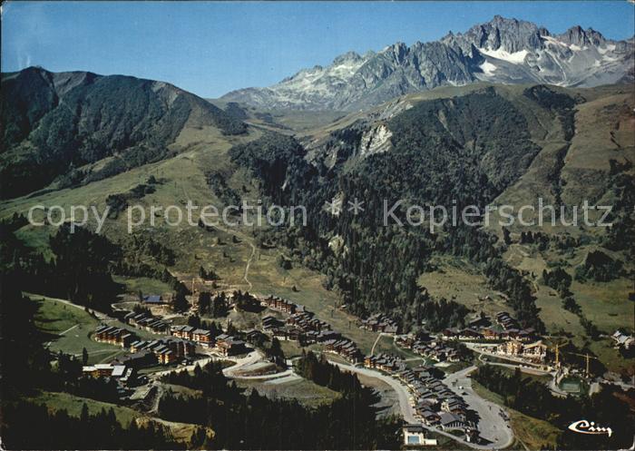 Valmorel Savoie Fliegeraufnahme