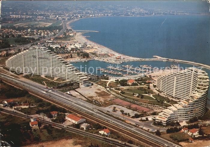 Villeneuve-Loubet Fliegeraufnahme Anges et les Marina