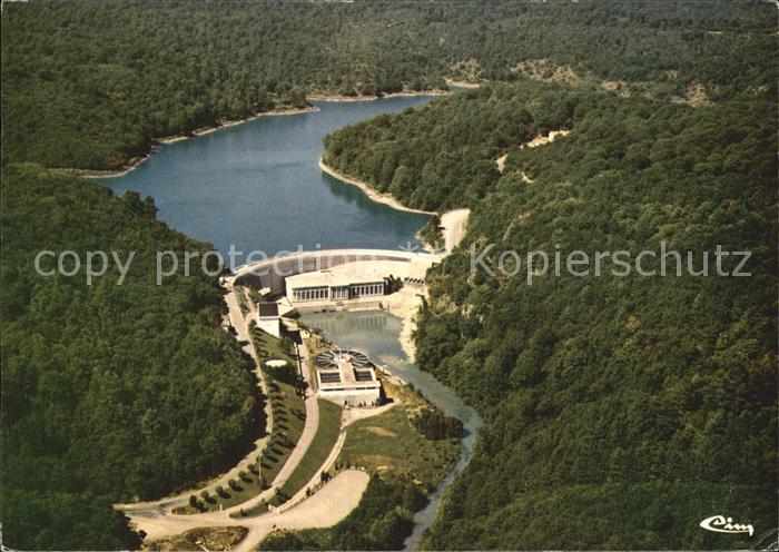Mervent Fliegeraufnahme Le barrage et le lac