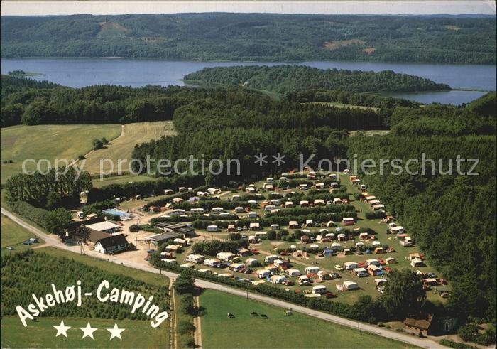 Silkeborg Arhus Fliegeraufnahme Askehoj Camping