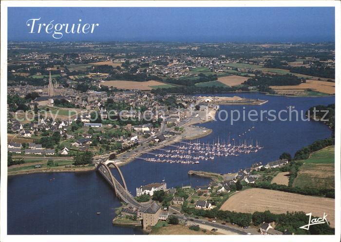 Treguier Cotes d Armor Fliegeraufnahme