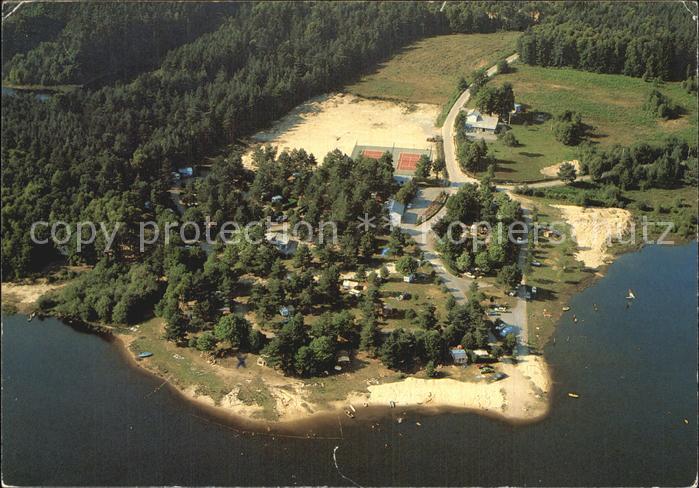 Servieres-le-Chateau Fliegeraufnahme Camping du Lac de Feyt.