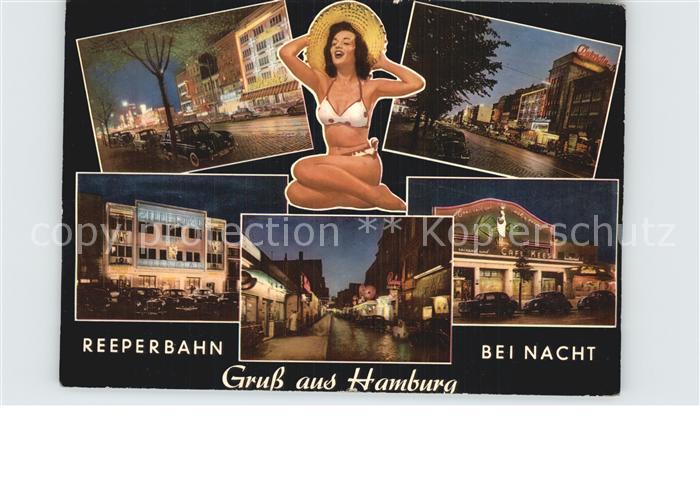 HAMBURG  CITY Reeperbahn bei Nacht