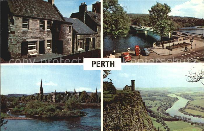 Perth Schottland Fair Maids House Queens Bridge Bridgend The Tay Valley