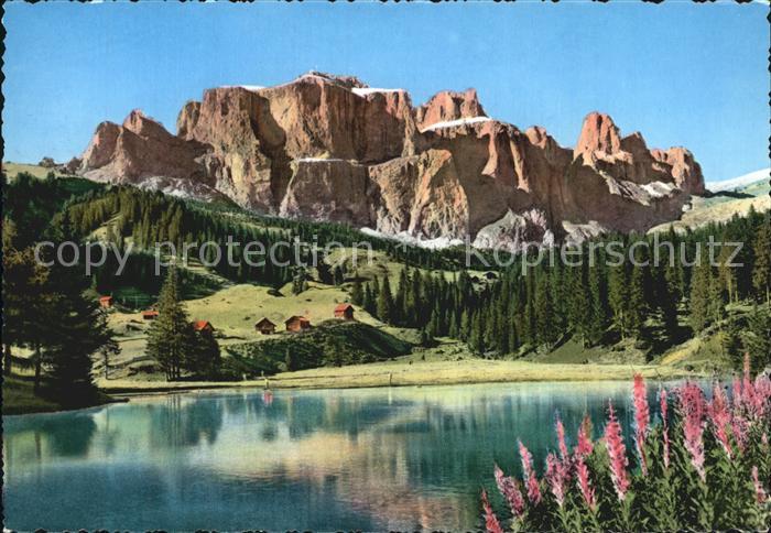 Dolomiti Gruppo Sella Lago Pian Fratazes