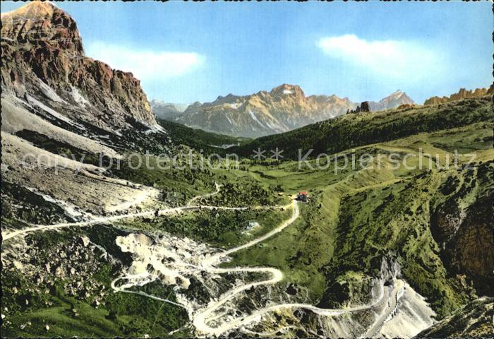 Dolomiti La Strada delle Dolomiti al Passo Falzarego