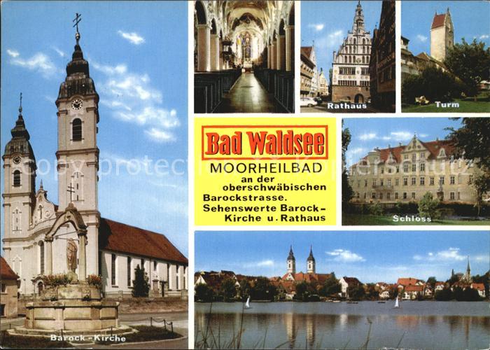 Bad Waldsee Barock Kirche Rathaus Turm Schloss See
