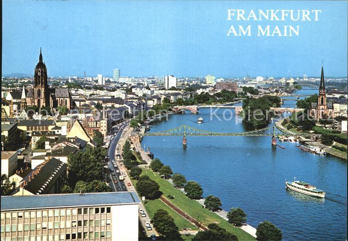 Frankfurt Main Dom Mainpartie