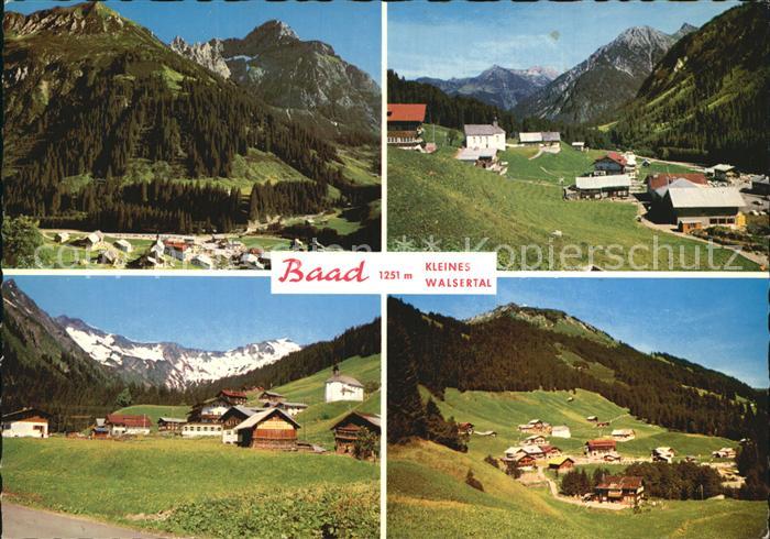 Baad Mittelberg Kleinwalsertal Teilansichten
