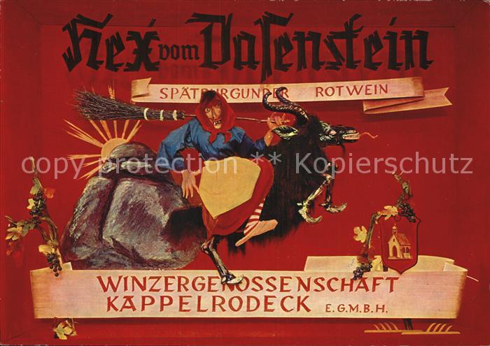 Kappelrodeck Illu Hex vom Dasenstein Winzergenossenschaft Kappelrodeck