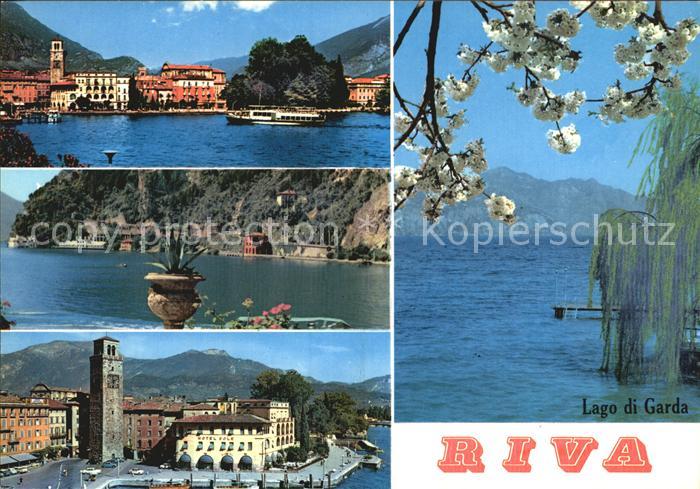 Riva del Garda Teilansichten Marktplatz Seepanorama