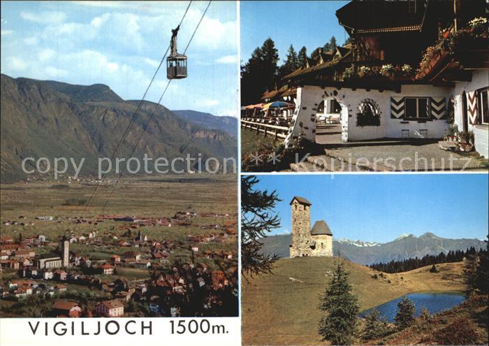 Vigiljoch Lana Seilbahn Hotel Monte San Vigilio Kirchlein