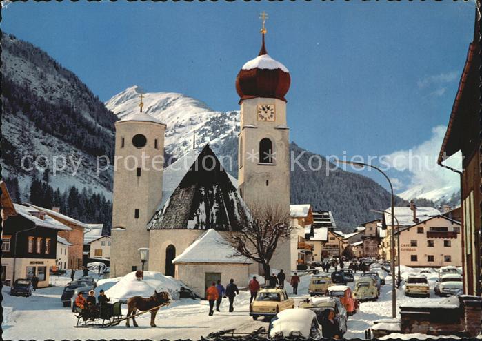 St Anton Arlberg Dorfmotiv Kirche