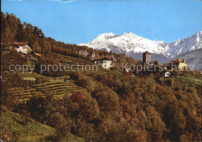 Dorf Tirol St Peter mit Schloss Tirol