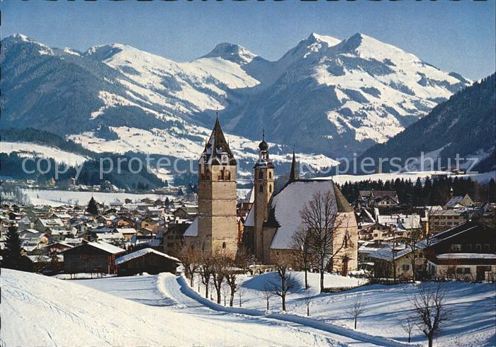 Kitzbuehel Tirol Panorama Kirche