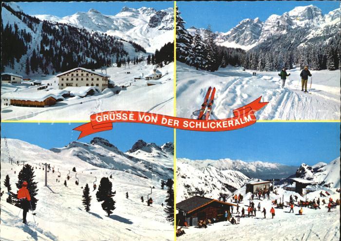 Stubaital Schlickeralm Sennjoch Skipisten