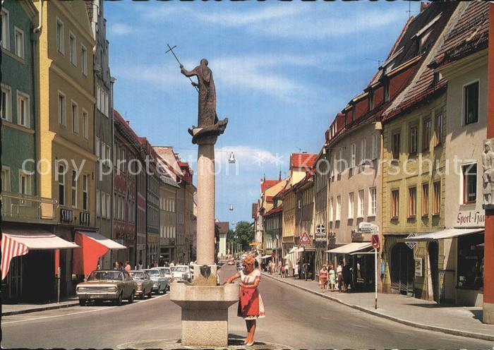 Fuessen Allgaeu Reichenstrasse Brunnen