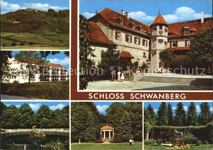 Roedelsee Schloss Schwanberg Teich Pavillon Park